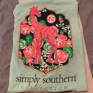 Simply Southern Giraffe Shirt